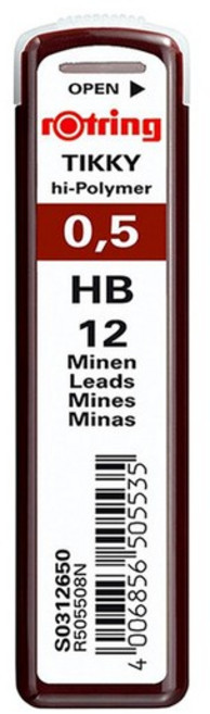 [로트링] 샤프심 0.5~0.7mm (HB B 2B), [6512260]S0312640(0.5mm/B), [6512260]S0312640(0.5mm/B)