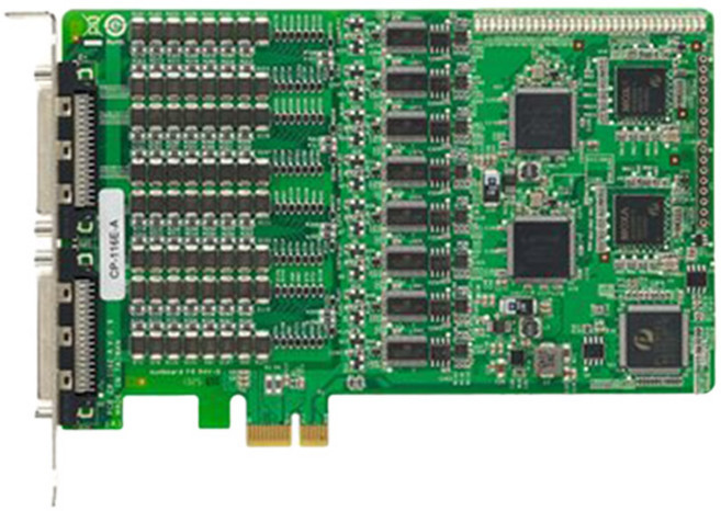 昌運監視器 MOXA CP-116E-A W/O 16埠RS-232/422/485 PCI Express擴充卡, 1個