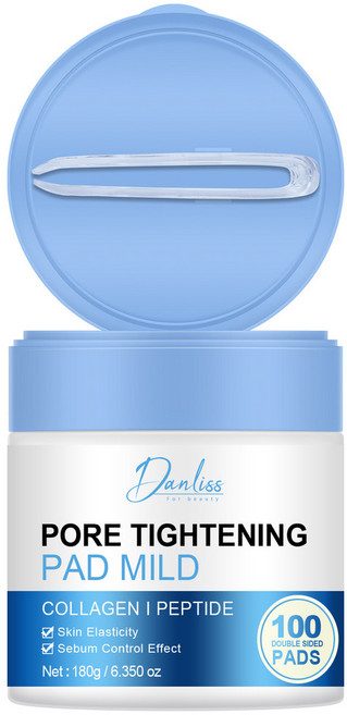 一次性卸妝棉墊 100片 深度清潔毛孔 溫和去油脂, 1個