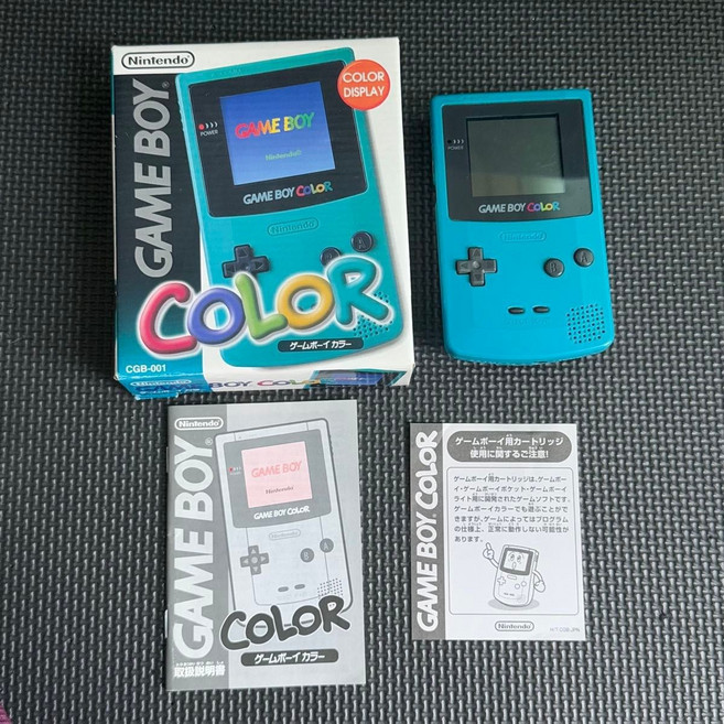 닌텐도 게임보이 어드밴스 GBA 컬러 게임기 본체 상자 블루 컬러 CGB-001, 일반국제배송(7~8일소요예정)