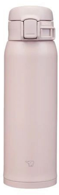 ZOJIRUSHI 象印不銹鋼彈蓋式保溫保冷杯 480ml SM-SK48EMD-PM 玫瑰粉, 1個