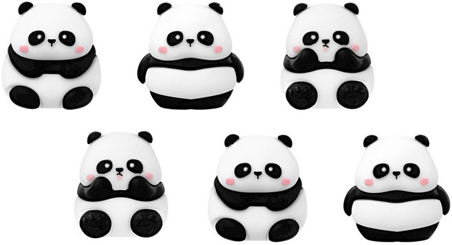 조선문방구 푸요미 피규어 연필깎이 6개, 단품