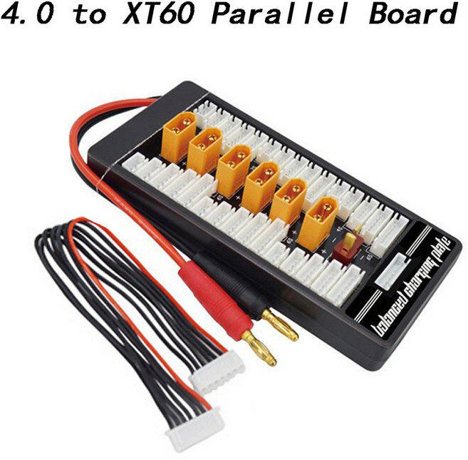 멀티 2S 6S 충전기 플레이트 충전 B6AC 보드 병렬 플러그 LIPO XT30 TOOLKITRC RC XT60 밸런스 B6 ISDT 배터리, 04 T to XT60, 1개