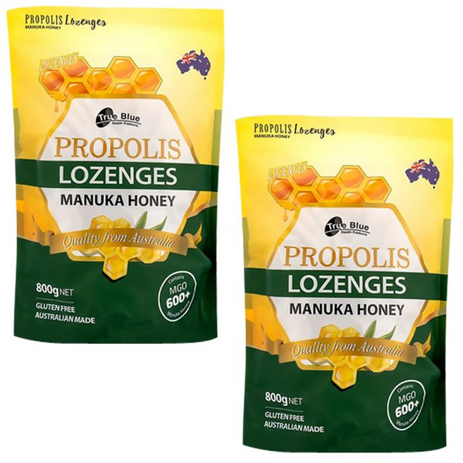 트루블루 프로폴리스 마누카허니 로젠지스 캔디, 800g, 2개