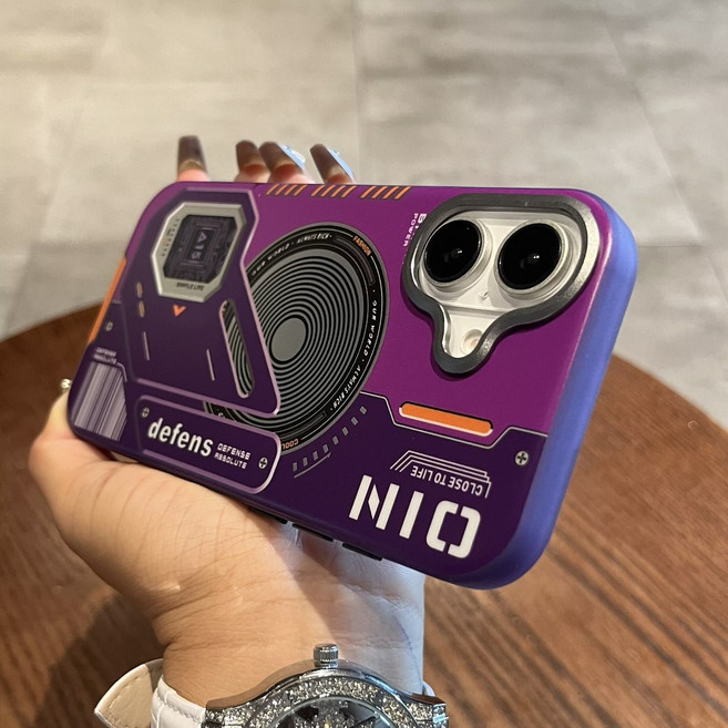 機甲風手機殼 防指紋 磁吸無線充 防摔保護殼 適用於蘋果 iPhone 13 Pro Max