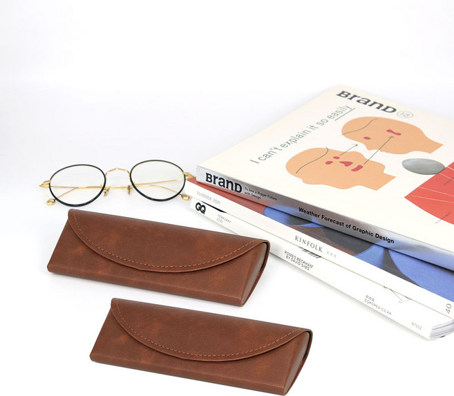 고급 가죽 안경케이스 휴대용 선글라스 케이스 파우치 안경집 2개