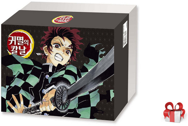 귀멸의 칼날 박스세트 [ 전23권/부록 : PVC카드 23매 (책과랩핑) 완결 ], 학산문화사