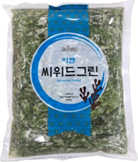 바이오마켓_이엔 씨위드그린 해초모둠 1kg, 9개