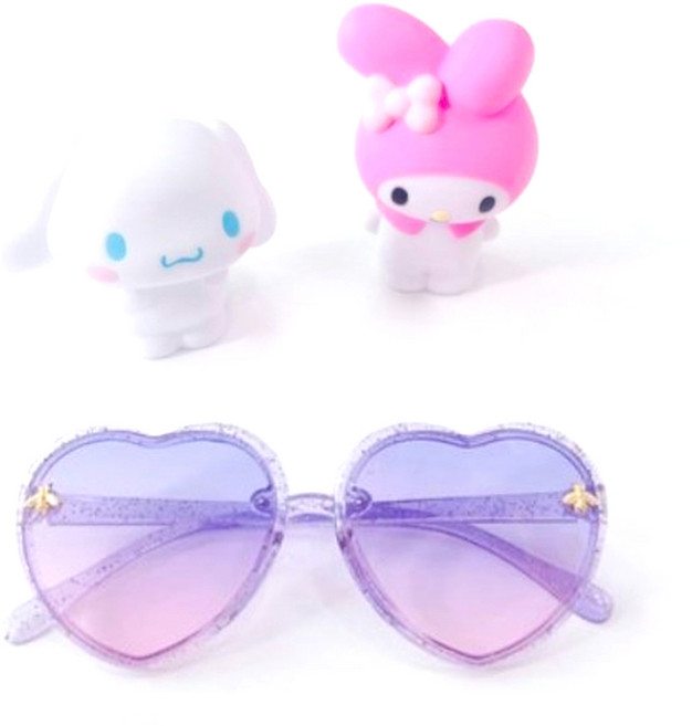 [UV99.9%차단] 4계절아이.눈보호 KC인증 고급스러운 하트 선글라스 아동 여아 핑크 하늘 보라 핑크 그라데이션