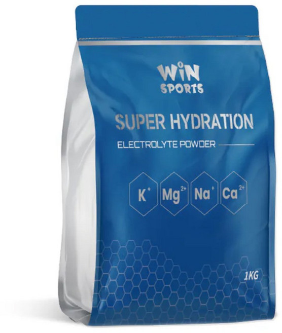 WiN SPORTS 電解質能量粉 檸檬風味 運動補給 迅速恢復體力 維持電解質平衡, 1kg, 1個