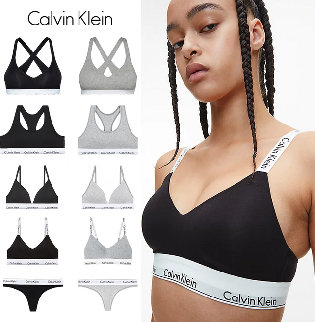캘빈클라인 언더웨어 브라렛 팬티 CK 여자 속옷 세트