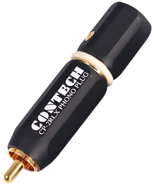 CONTECH CP-2RLX 鍍金 RCA端子, 1個, 白色