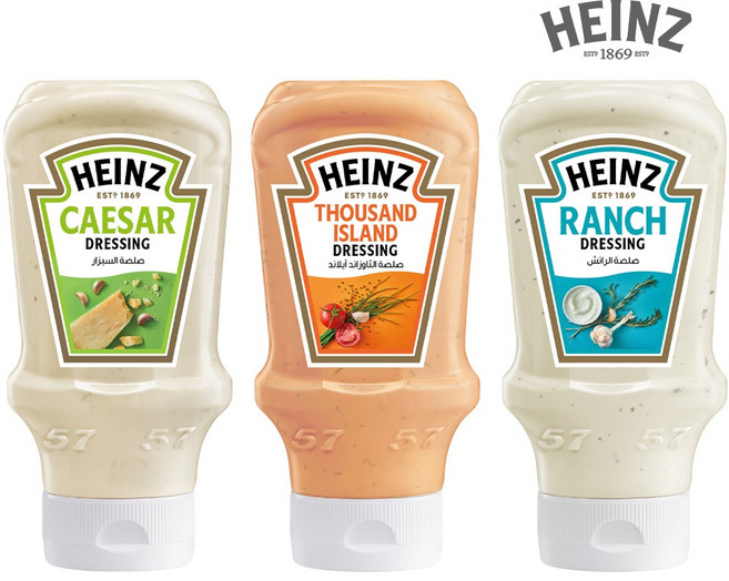 하인즈 샐러드 드레싱 소스 3종 세트 - 사우전드 아일랜드 랜치 시저, 1개