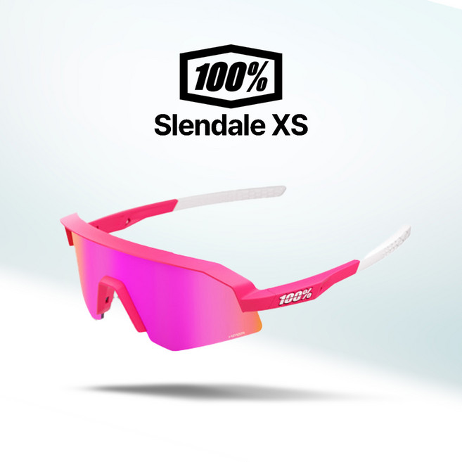 100% 고글 슬렌데일XS 자전거 야구 골프 스포츠 선글라스 100퍼센트 100프로(66), 01. 피타야/하이퍼바이탈핑크미러(01), 1개