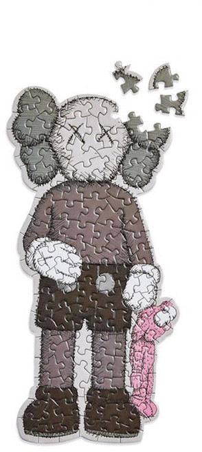 YAV KAWS TAKE TOGETHER and SHARE 100片小拼圖, 1個, Share 提粉紅BFF