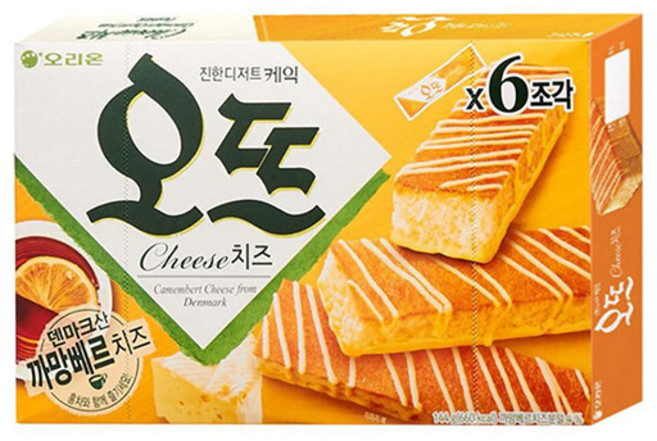 오리온 오뜨 치즈 144g, 3개