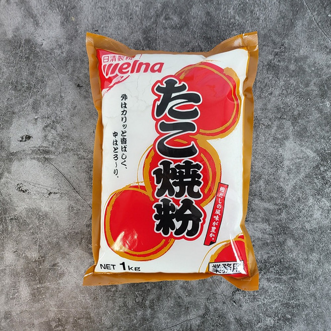 니신 타코야끼 믹스(파우더) 반죽만들기, 1개, 1kg