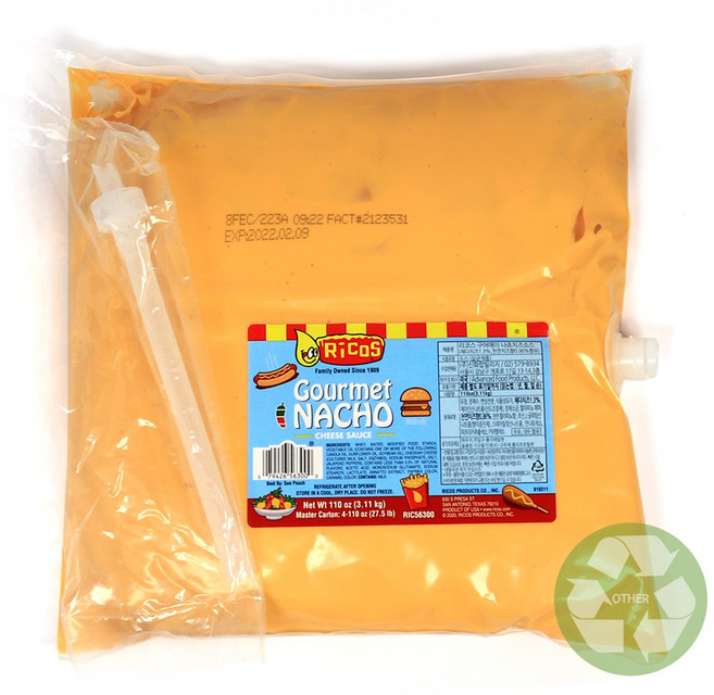 리코스 구어메이 나쵸치즈소스(파우치) 3.11kg, 2개