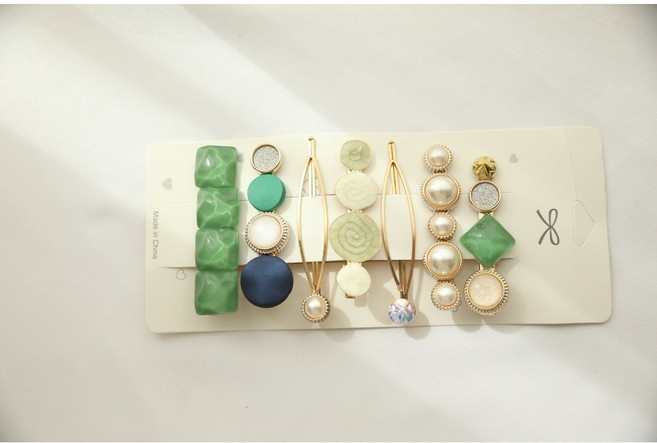 미스21 아코마 진주 장식 머리핀 세트 (hp1898)