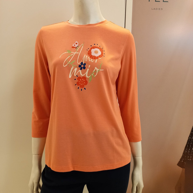 크로커다일레이디 편하고..실용적인 라운드 데일리 7부 티셔츠