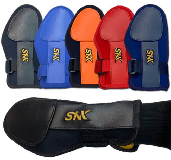 SNK 스니키 슬라이딩 장갑 유소년용 성인용 주루장갑 편수장갑 [프리미어12 국가대표팀 사용 모델], 레드-왼손착용, 1개