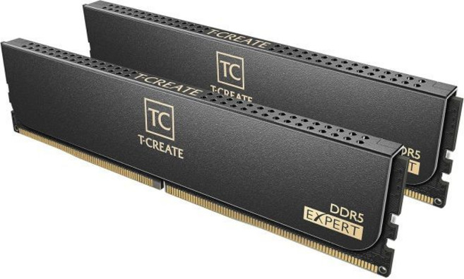 팀그룹 T-Create 전문가 오버클러킹 10L DDR5 64GB 키트 2 x 32GB 6000MHz PC5-48000 CL34 데스크탑 메모리 모듈 램 - CTCED564G6, 64GB (32GBx2), DDR5-6000MHz CL34-44-44-84_Bla