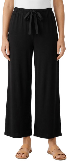 1+1 여성 여름 8부 9부 쿨스판 와이드 팬츠