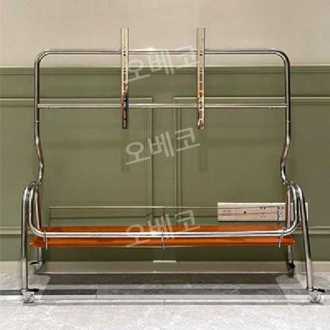 티비스탠드 tv거치대 받침대 대형 50-75인치 이동식, A.우드보드/120x36x90cm, 브라운 120x36x90cm, 3박스