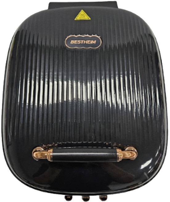 더블몬스터 초대형 양면그릴팬 블랙 베스트하임 (38x31x18) 약3kg 통구이 양면팬 아이디어공간, 1개, 38cm