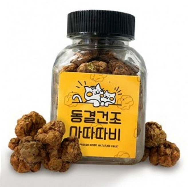 STANDBYME 반려동물 동결건조 마따따비 열매 장난감, 1개