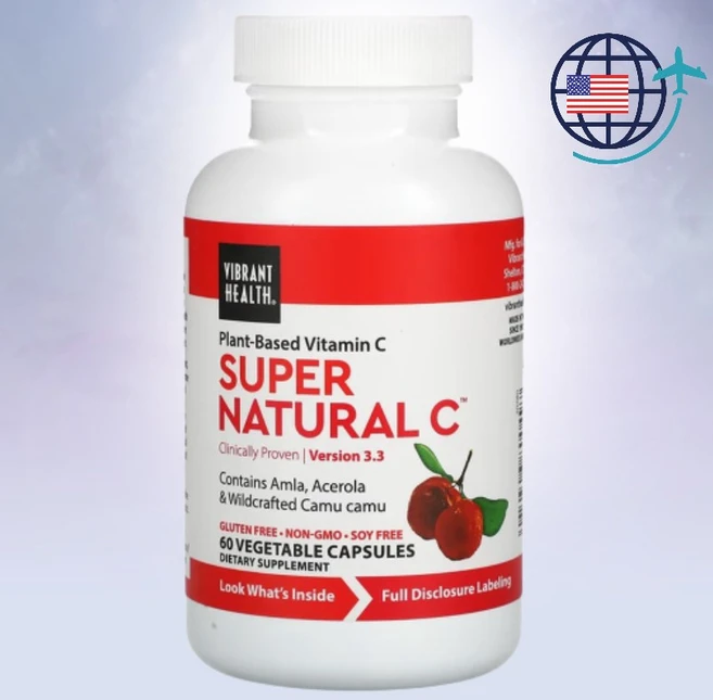 바이브랜트헬스 비타민C 아세로라 암라 추출물 베지캡슐60정, 1개, 60정 - 쿠팡
