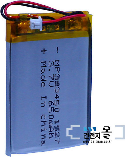 맥스파워 리튬폴리머 충전용 건전지 MP383450-PCM (3.7V 650mAh) C51021RB, 1개, 1개입