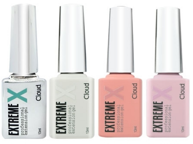 [더네일샵] 클라우드 익스트림 X젤 네일연장 전용 엑스젤 4종 (택1), 1개, 13ml, 클리어