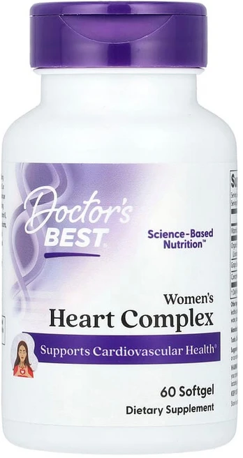 Doctor's Best 여성 심장 복합체 소프트젤 60정 Best (닥터스 베스트), 1개 - 쿠팡