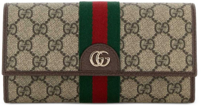 구찌 GG 스트라이프 지갑