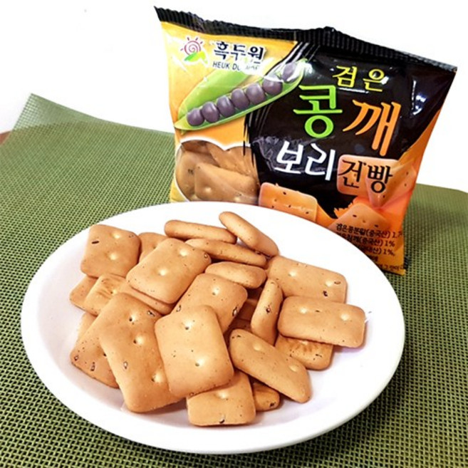 금풍제과 흑두원 검은콩깨 보리건빵 30g, 30개