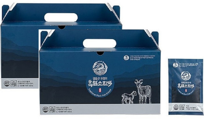 김오곤 원장의 흑염소 진액 2개월분, 70ml, 2박스