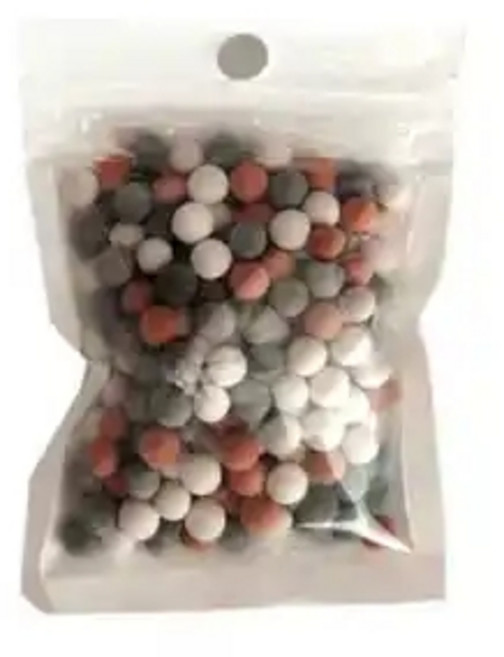 울트라 뉴 욕실 3 기능 스파 샤워 헤드 스위치 중지 버튼 고압 음이온 필터 물 절약, 1개