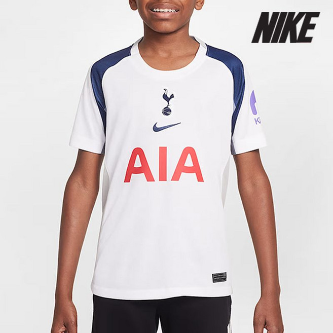 나이키 주니어 축구 반팔티 e9- HJ5297-101 주니어 토트넘 홋스퍼 25-26 스타디움 홈 축구 저지
