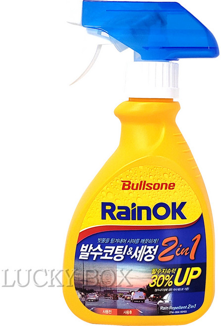 불스원 레인OK 2in1 유리발수코팅제, 300ml, 12개