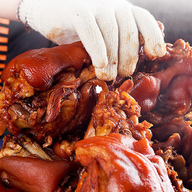 [더리얼파머스] 한방 미니족 앞다리 미니족발, 1개, 750g