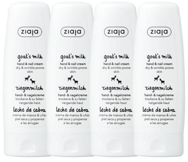 지아자 고드밀크 핸드 앤 네일크림, 80ml, 4개