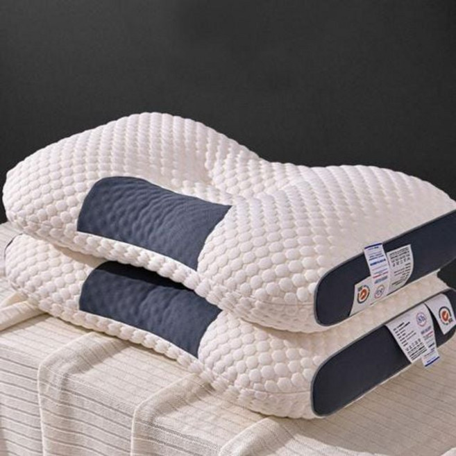 메모리폼 경추 베개 거북목 자세교정 숙면 목베개, 1개, 비아레 코어숙면베개