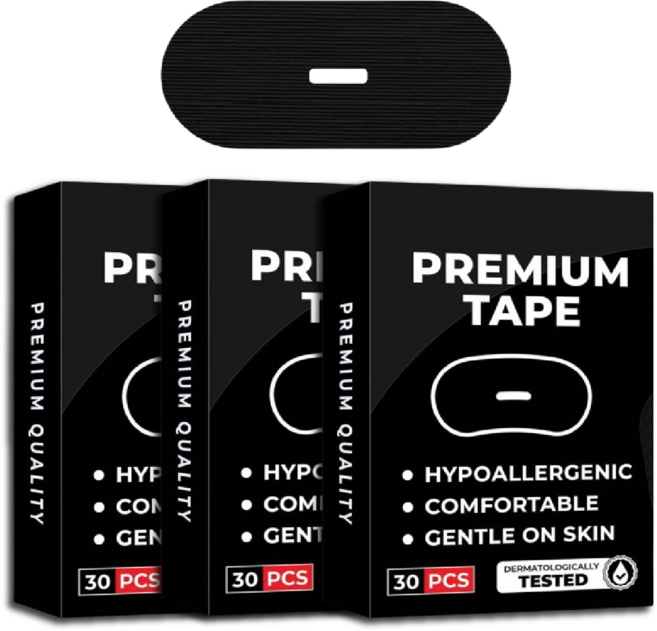 바른숨 수면보조 대형 입막음밴드, 90P