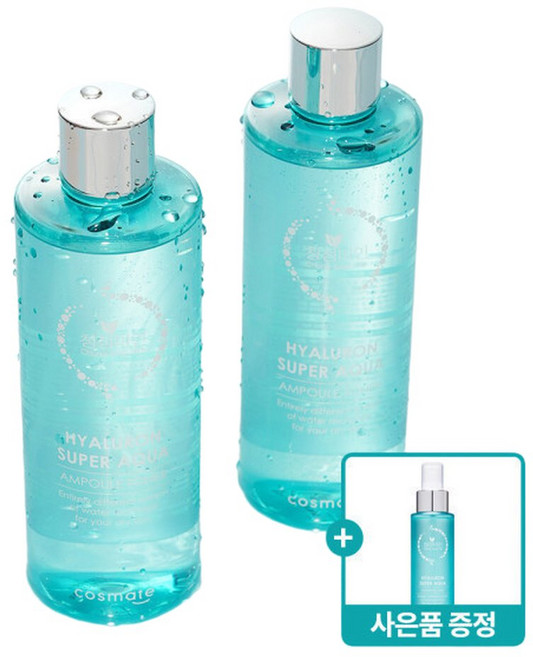 (초특가행사) 히아루론 약산성 앰플토너 420ml 2개+미스트 120ml / 여성 스킨 로션 기초화장품 대용량, 1개