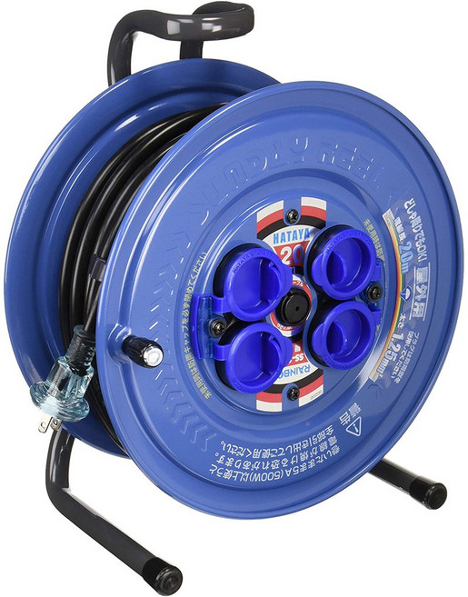 HATAYA 戶外用 延長線 動力線 防水 REEL 15A 20米, 1個