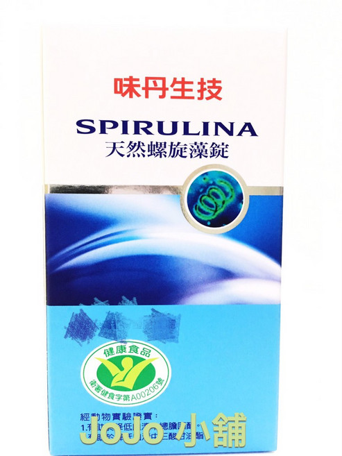 味丹生技⟫天然螺旋藻錠⟫600錠, 1個