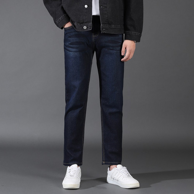후앙스 허리 속밴딩 스트레이트 스판 일자 데님 청바지 팬츠 GZCP-5150