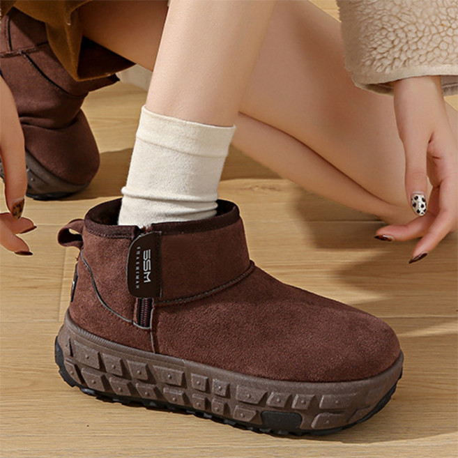 스토리원 여성 겨울 방한 털 숏 부츠 SH-WBT-7503