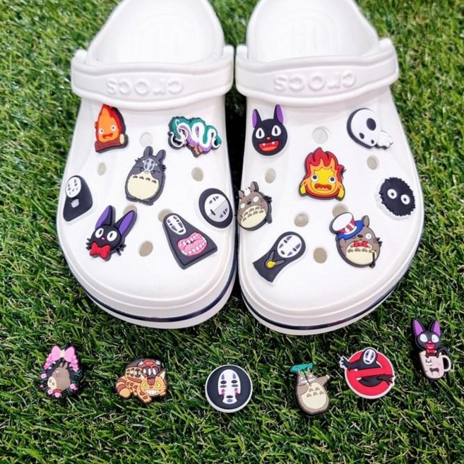 토토로와친구들 20P 세트 가오나시 애니 캐릭터 신발꾸미기
